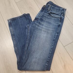 Hollister Men's Classic Distressed Slim Leg Cotton Denim Jeans 32x34 Blue Casual